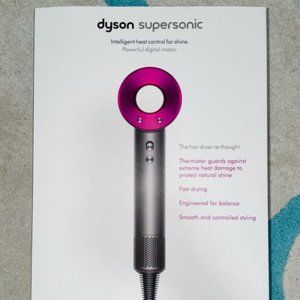 Dyson Supersonic Hair Dryer in Iron/ Fuchsia